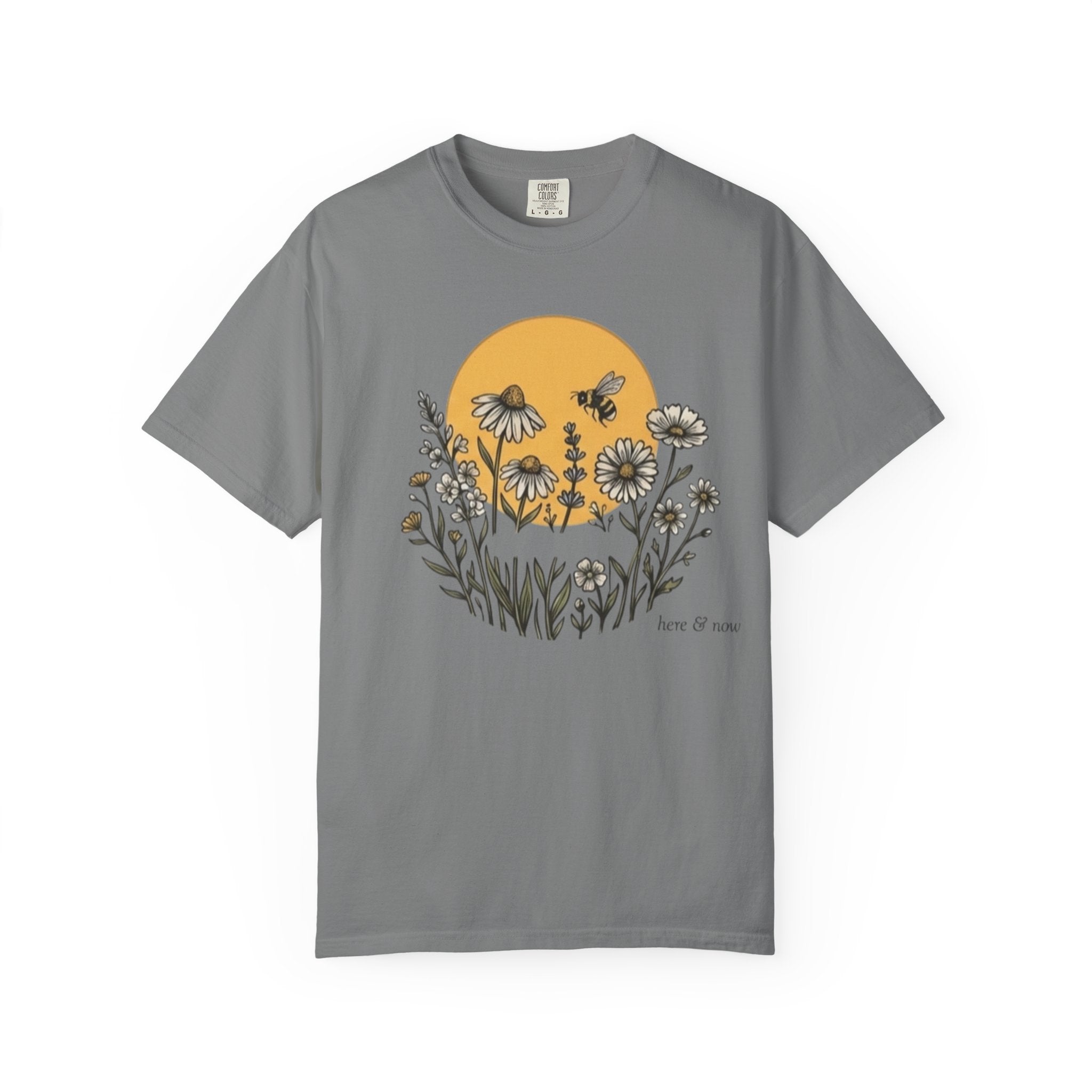 Here & Now Flowers & Bees T Shirt