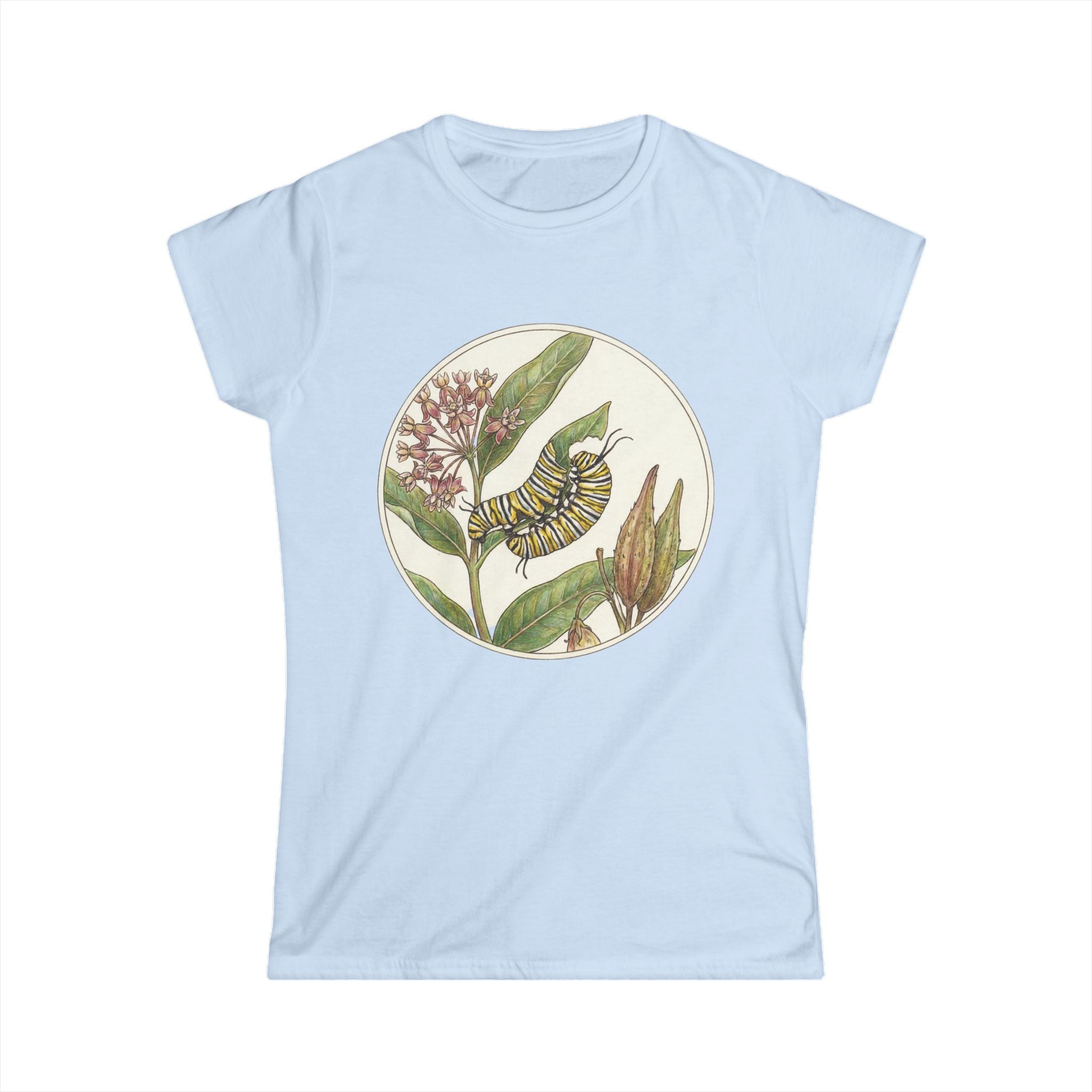 Here & Now Women's Monarch Caterpillar T Shirt