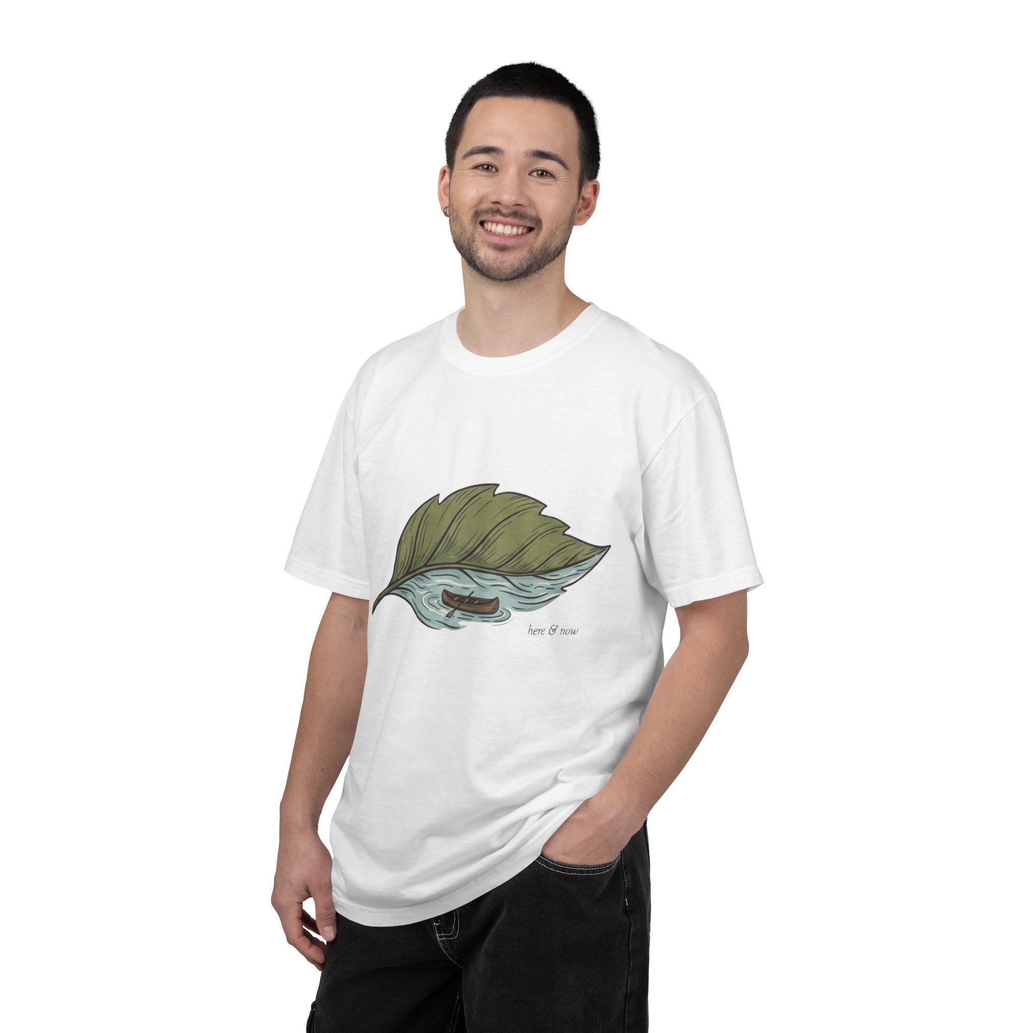 Here & Now Leaf Canoe T Shirt
