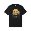 Floral Meadow Tee — "Here for Nature" Sunflower & Bee Graphic T-Shirt