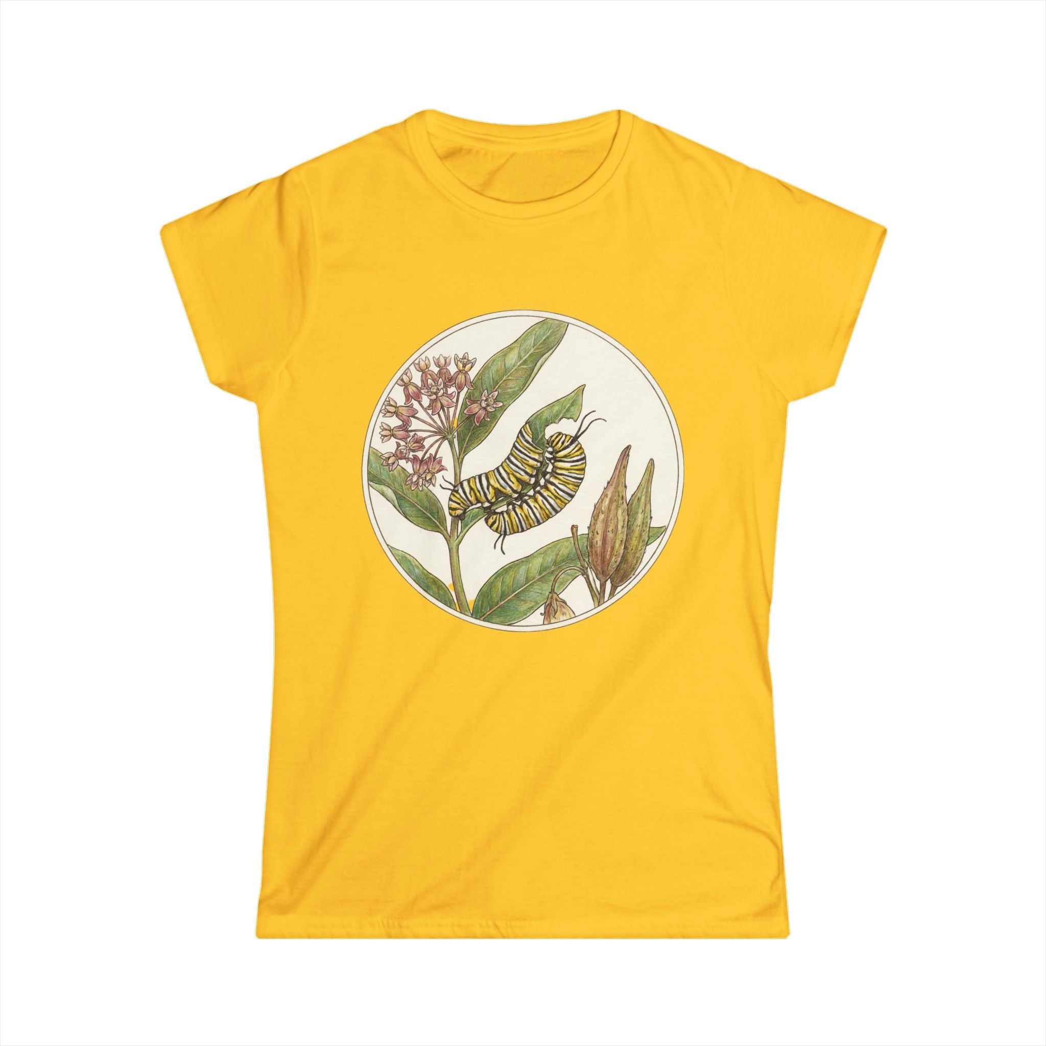 Here & Now Women's Monarch Caterpillar T Shirt