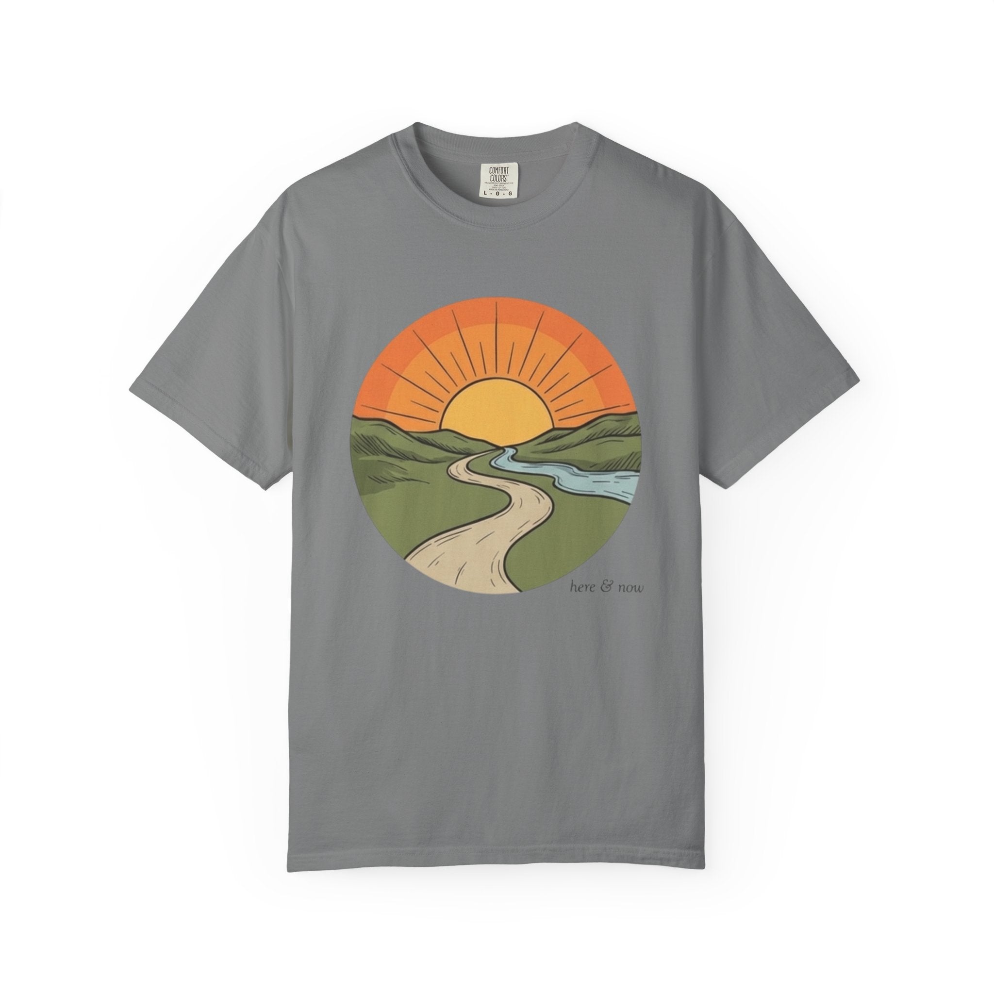 Sunrise Trail T-Shirt — Scenic Nature Graphic Tee