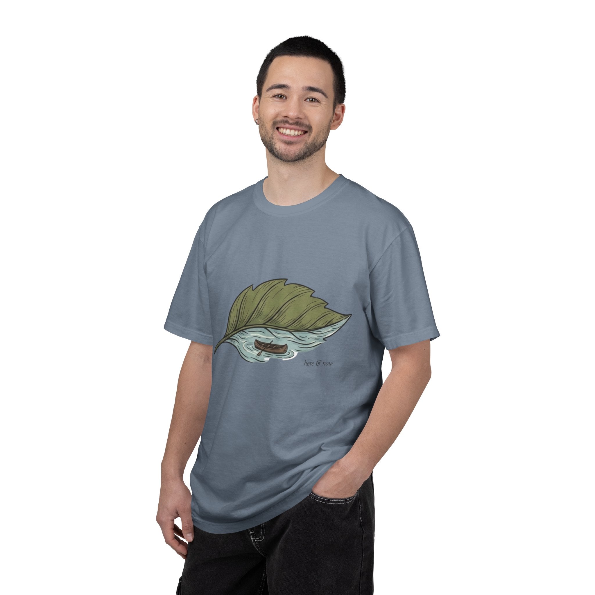 Here & Now Leaf Canoe T Shirt