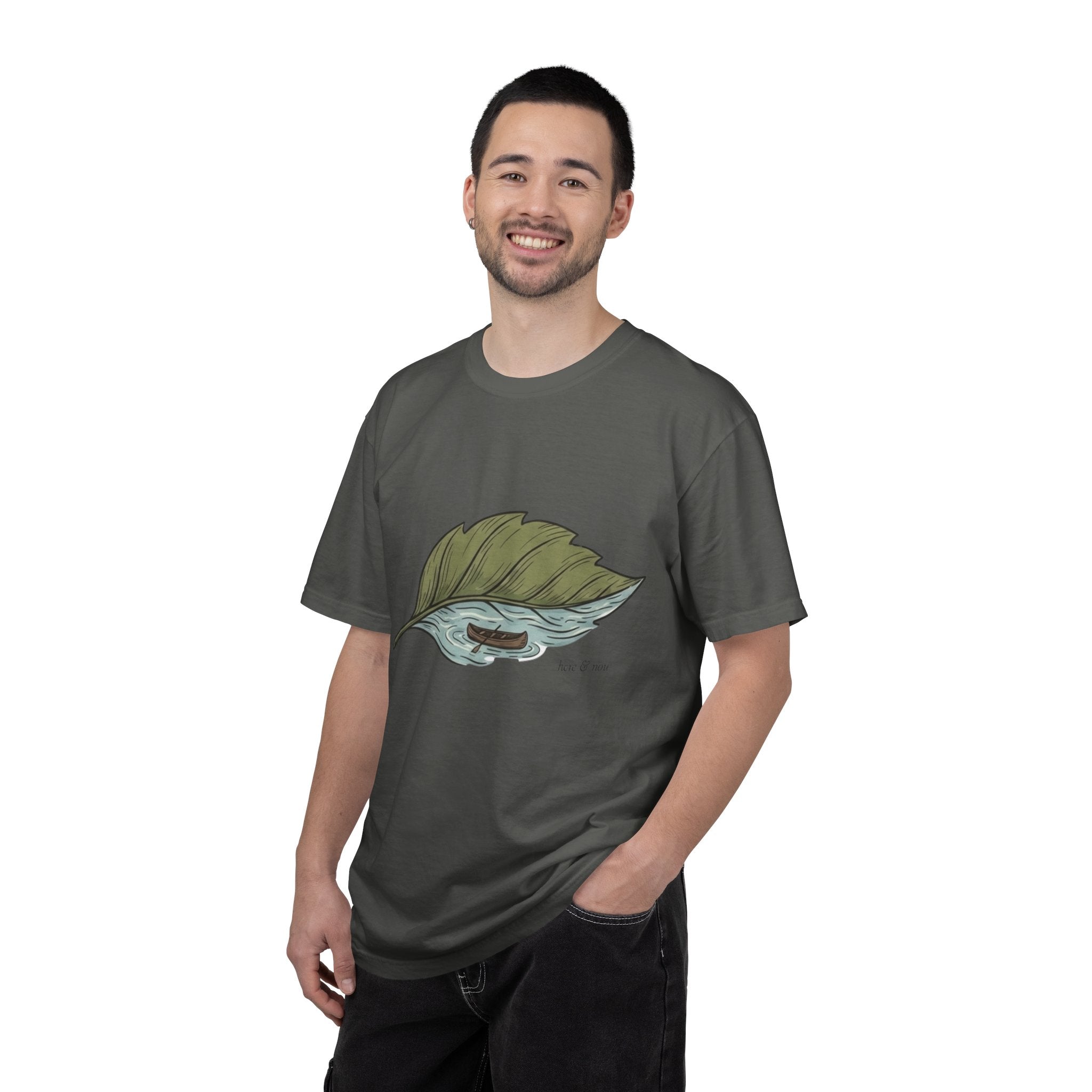 Here & Now Leaf Canoe T Shirt