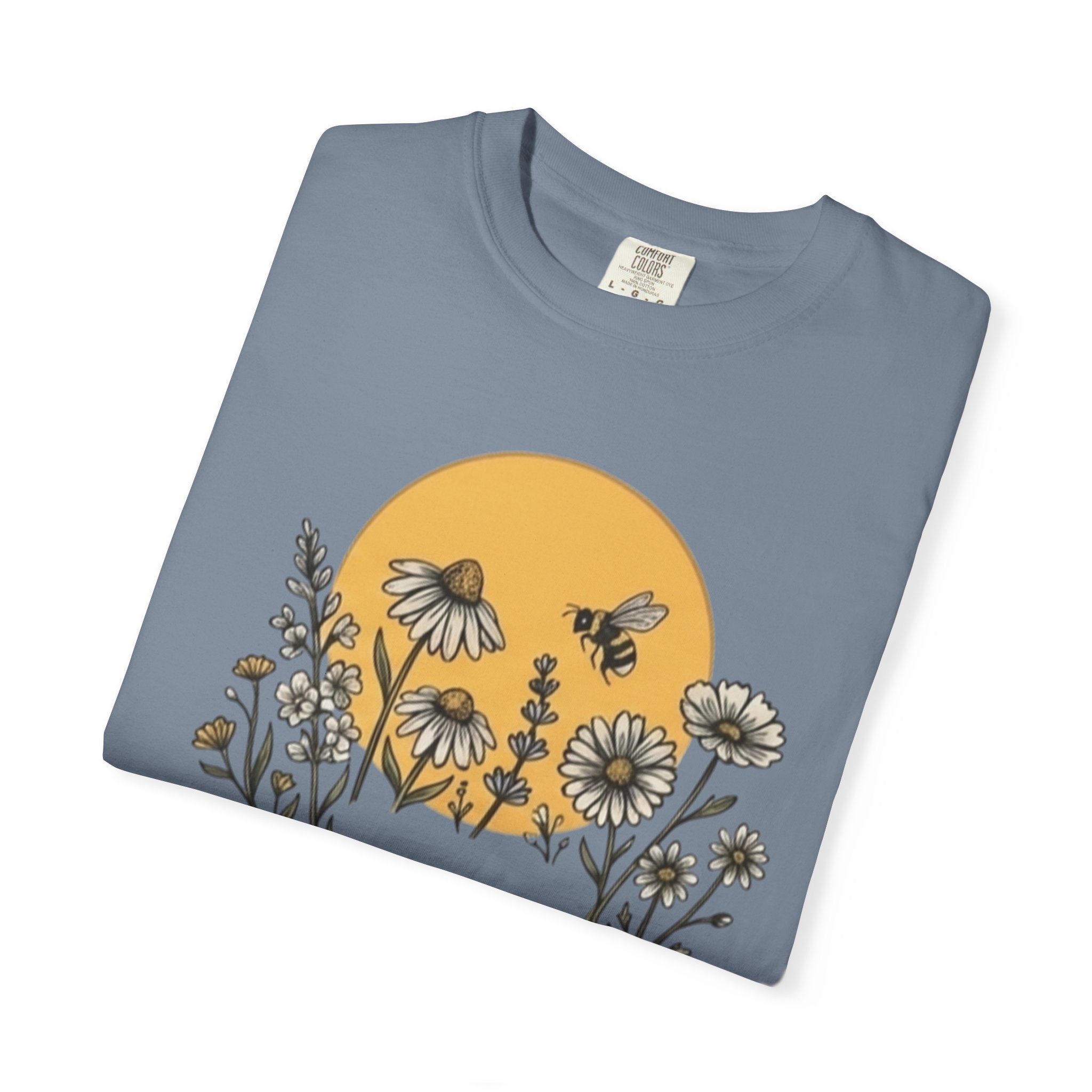 Here & Now Flowers & Bees T Shirt