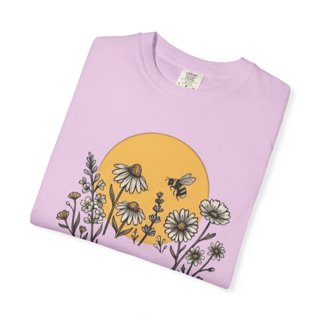 Here & Now Flowers & Bees T Shirt