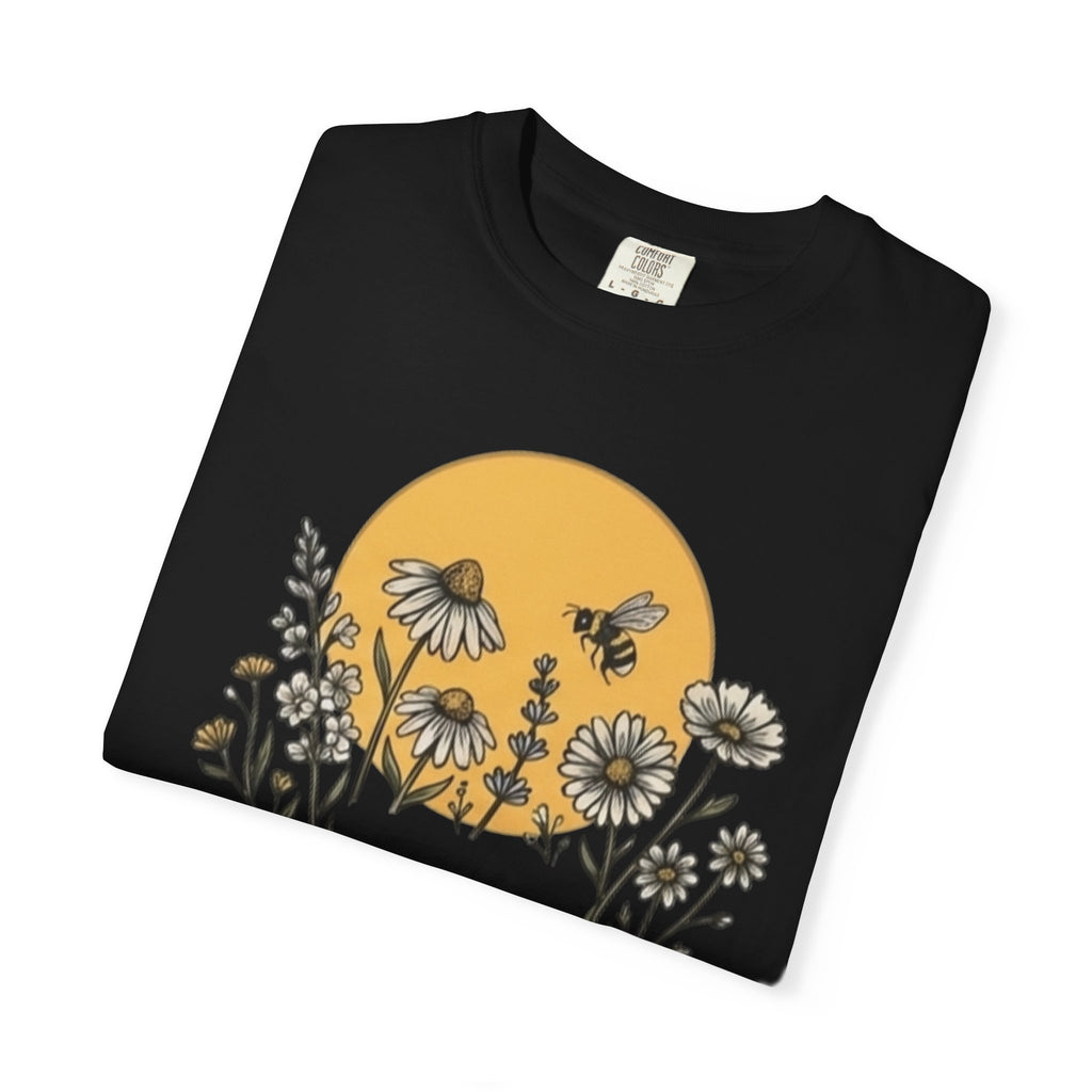 Here & Now Flowers & Bees T Shirt