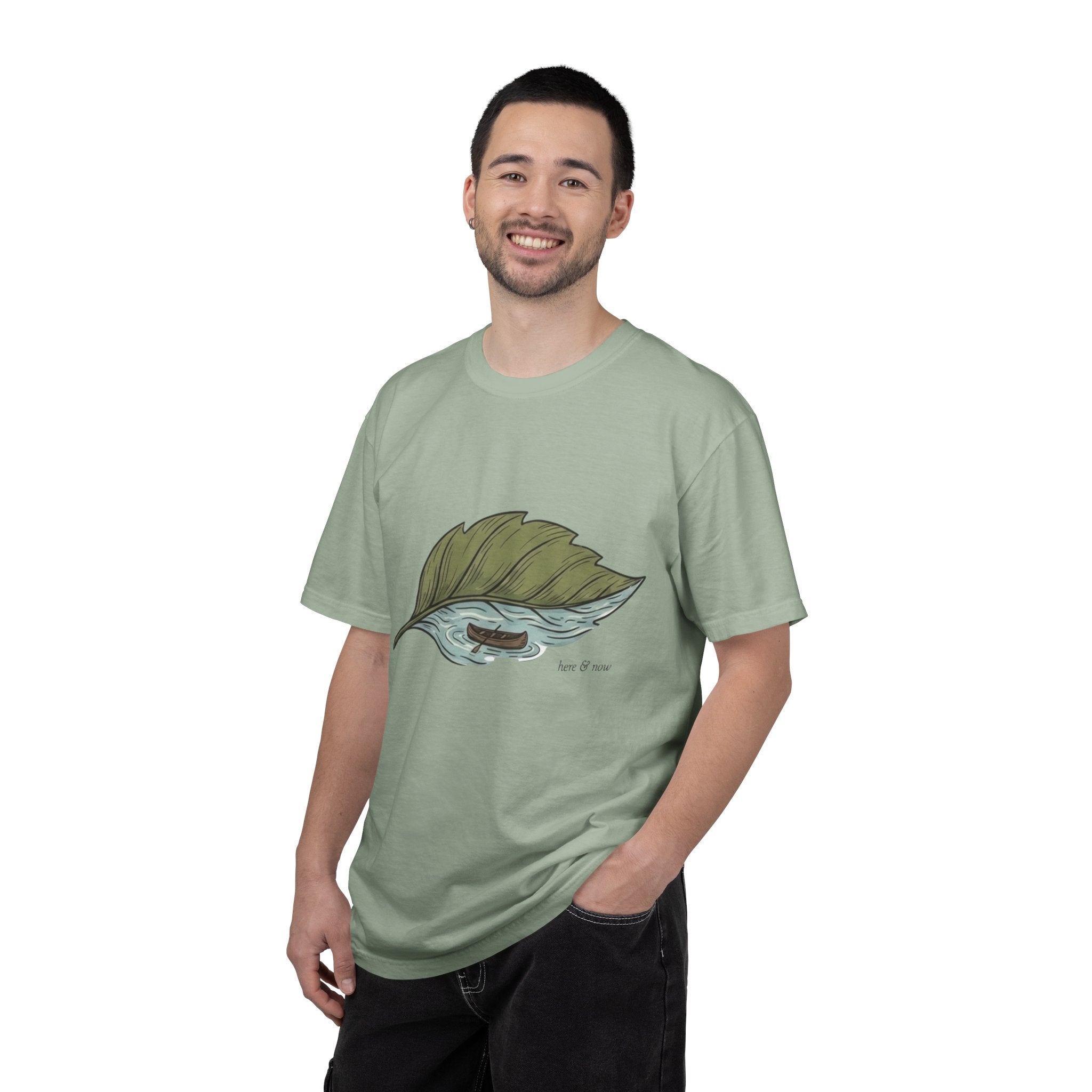 Here & Now Leaf Canoe T Shirt