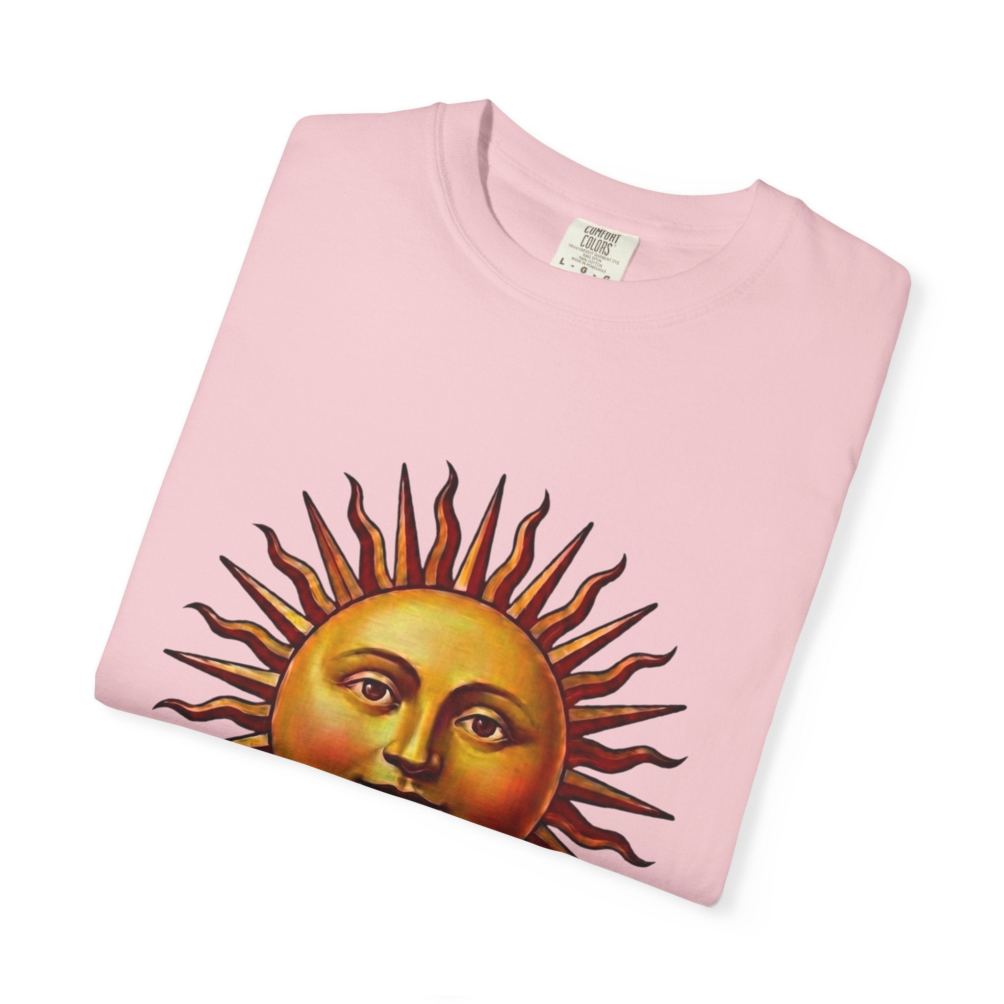 Here & Now Sun Face T-Shirt — Vintage Design