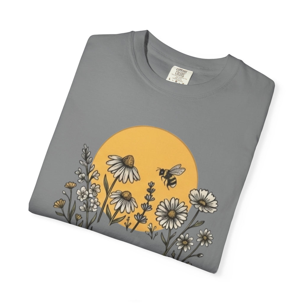 Here & Now Flowers & Bees T Shirt
